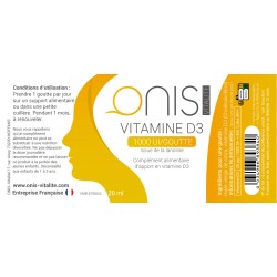 Vitamine D3 1000 UI/goutte