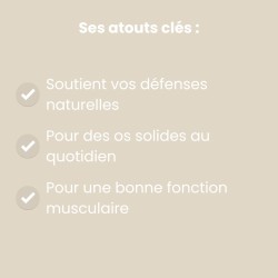 Vitamine D3 2000 UI 2 mois